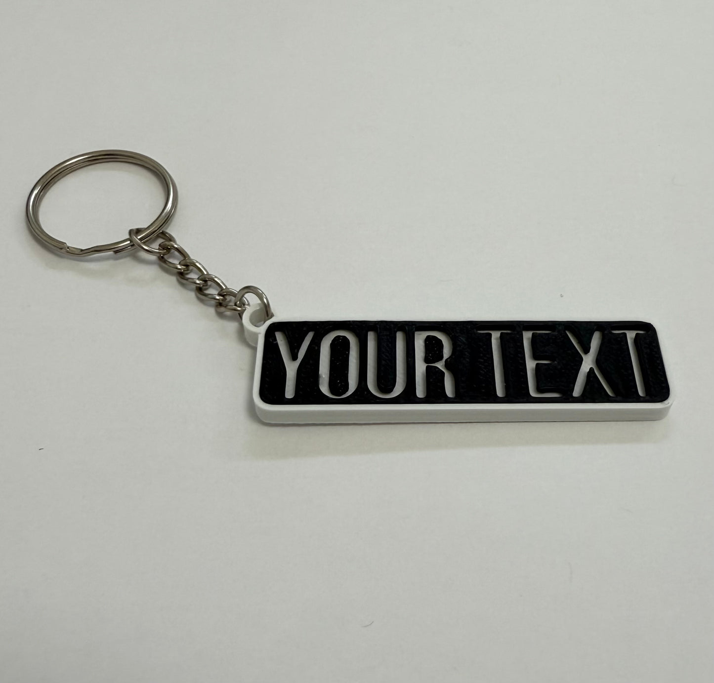 Custom Text Keychain