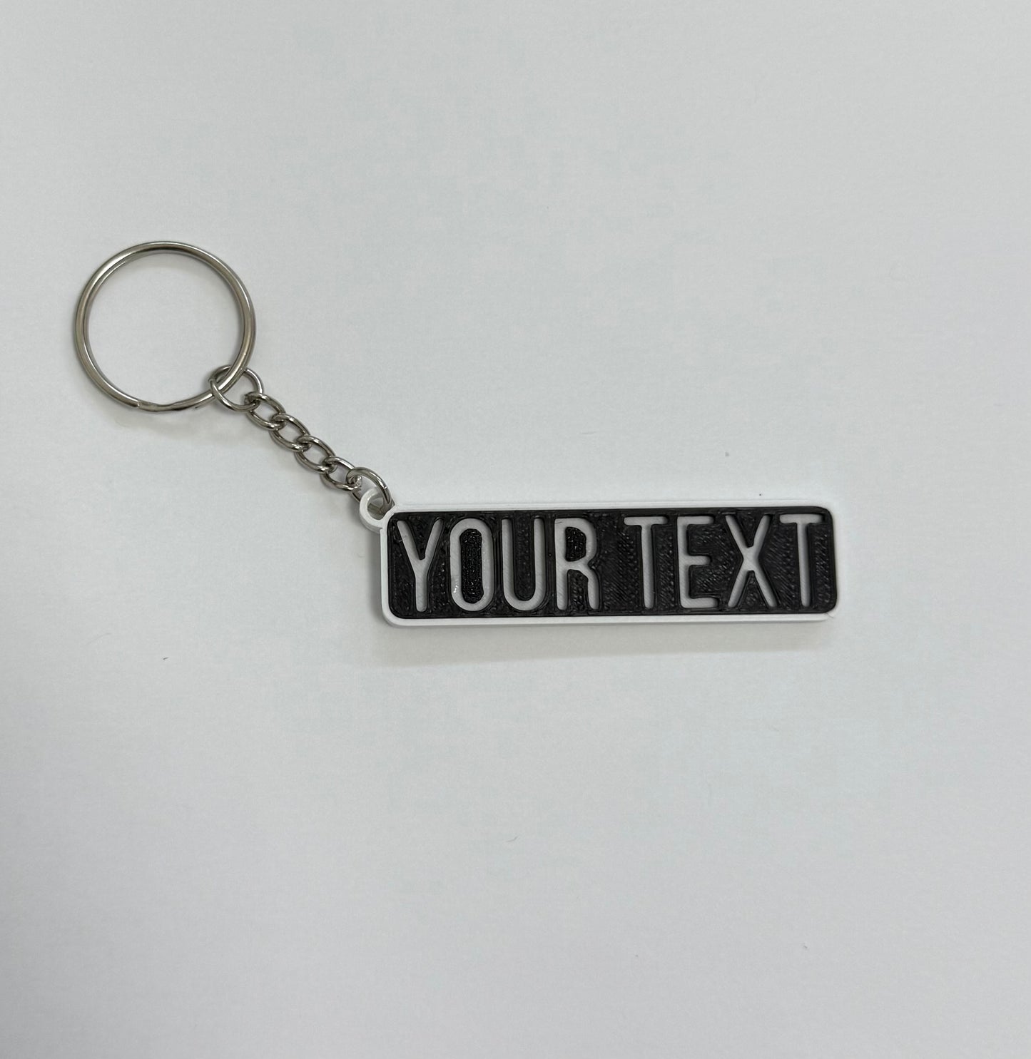 Custom Text Keychain
