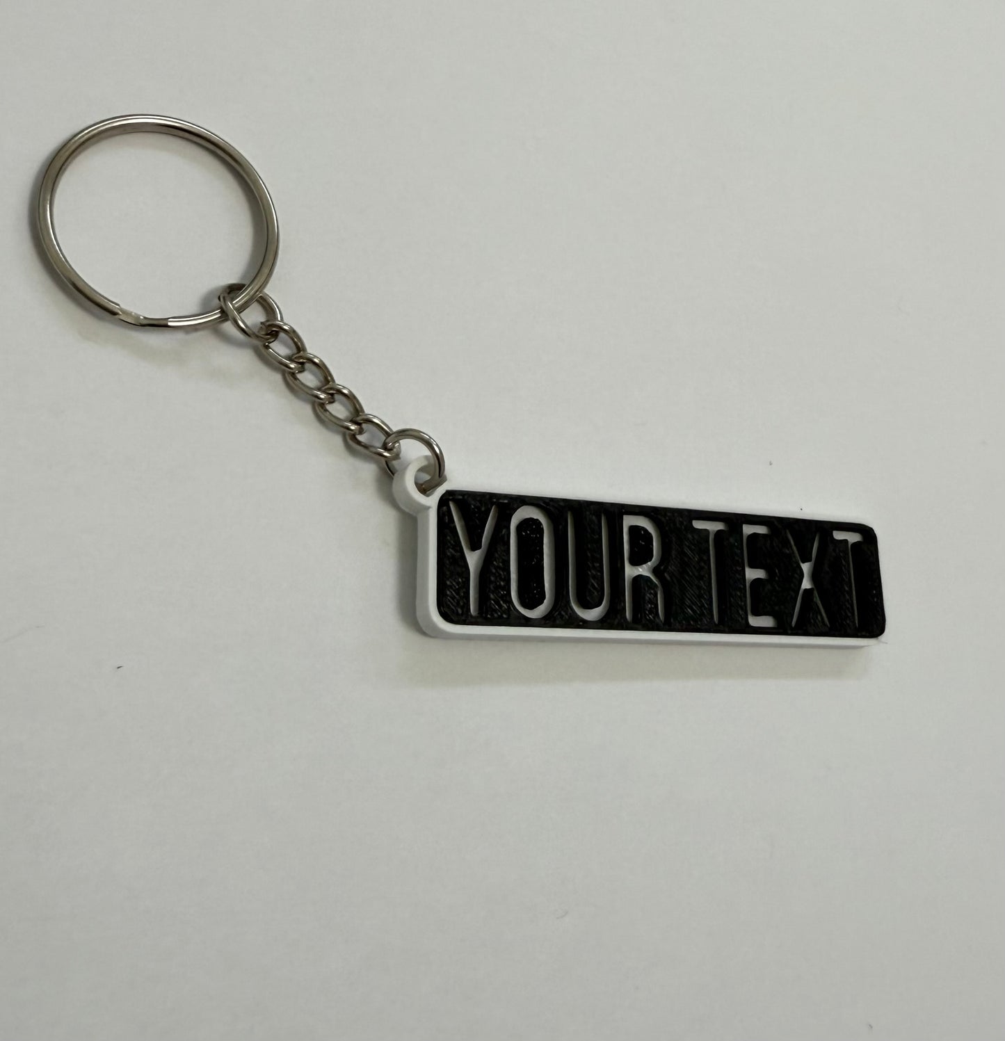 Custom Text Keychain