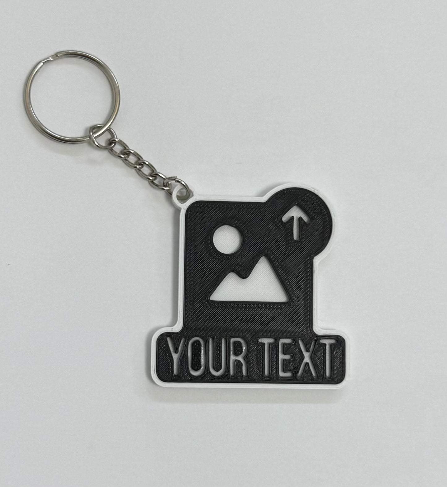Custom Text & Logo Keychain