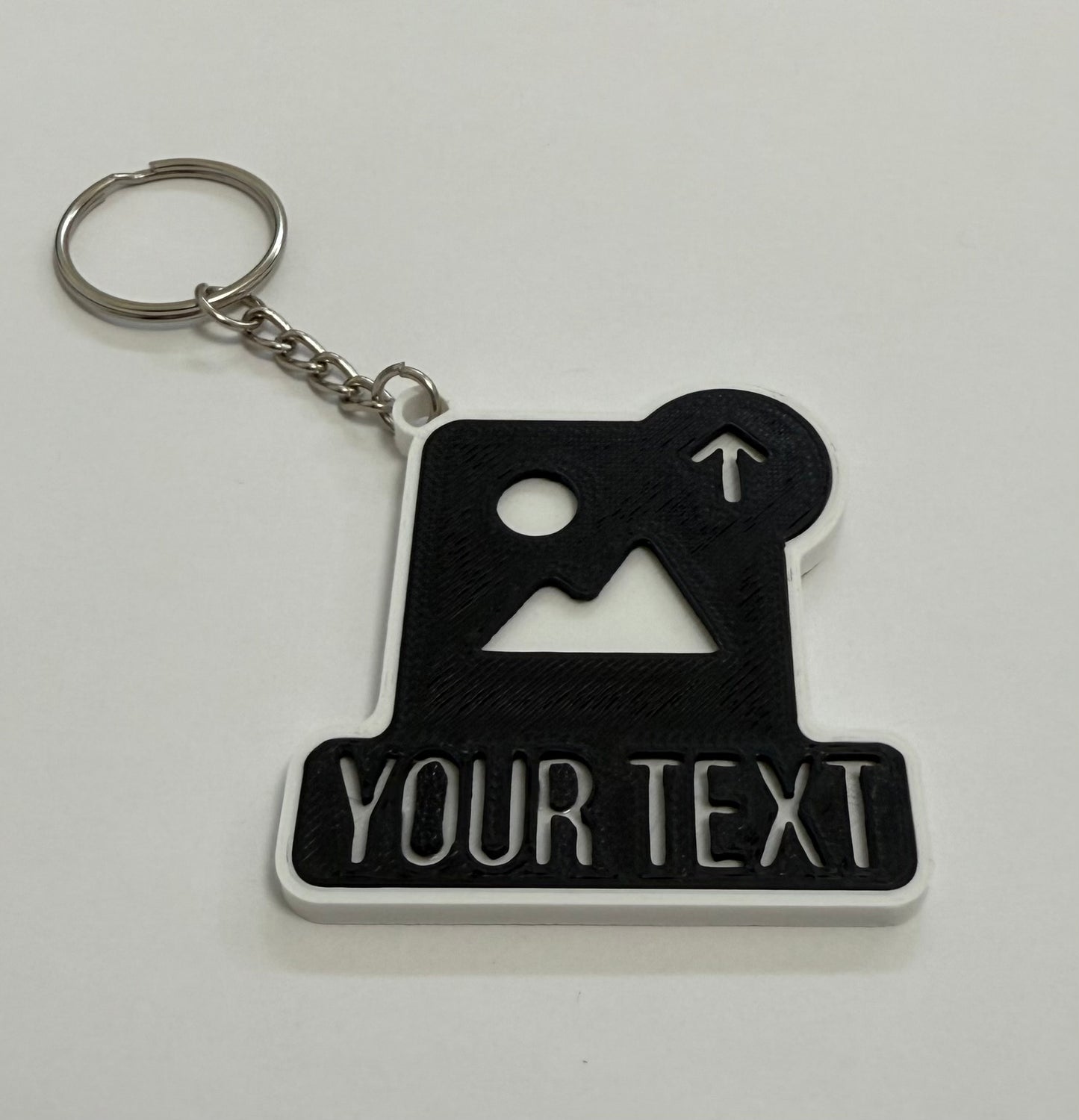 Custom Text & Logo Keychain