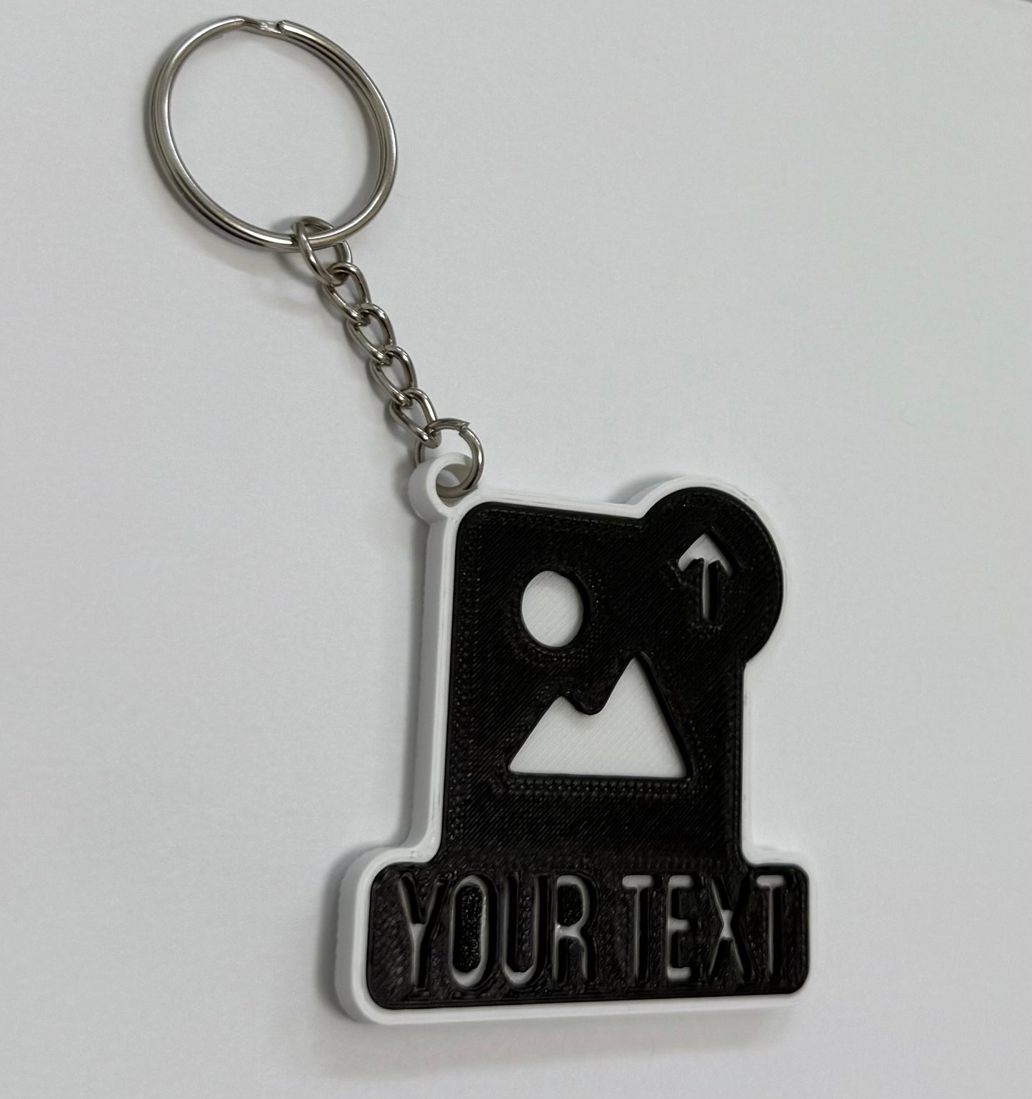 Custom Text & Logo Keychain